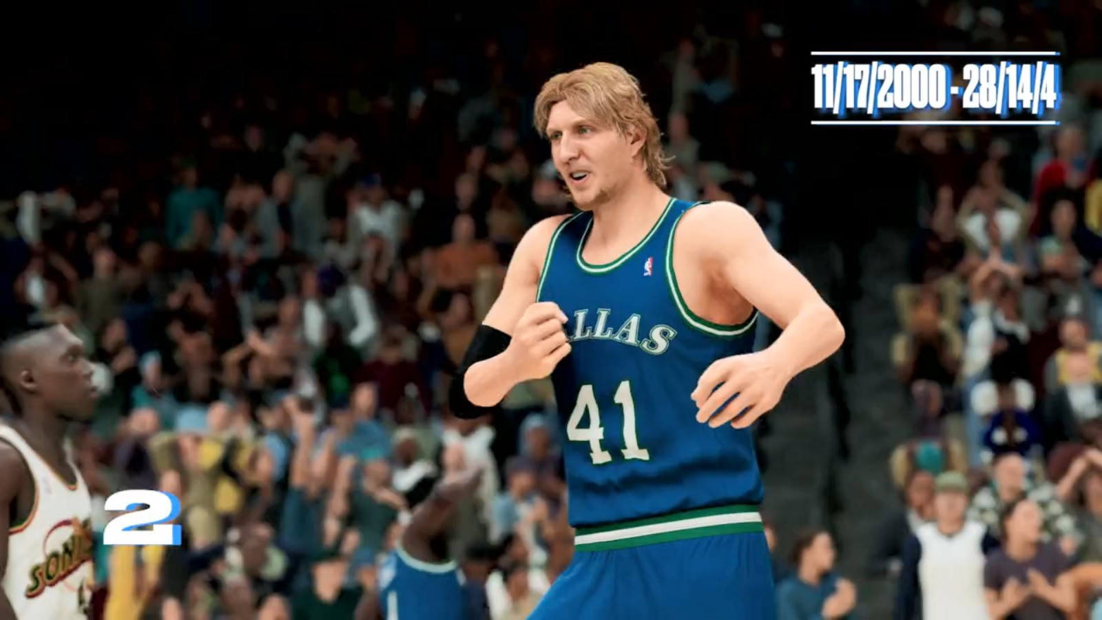 诺维斯基41号球衣退役 NBA2K**
发游戏版视频纪念