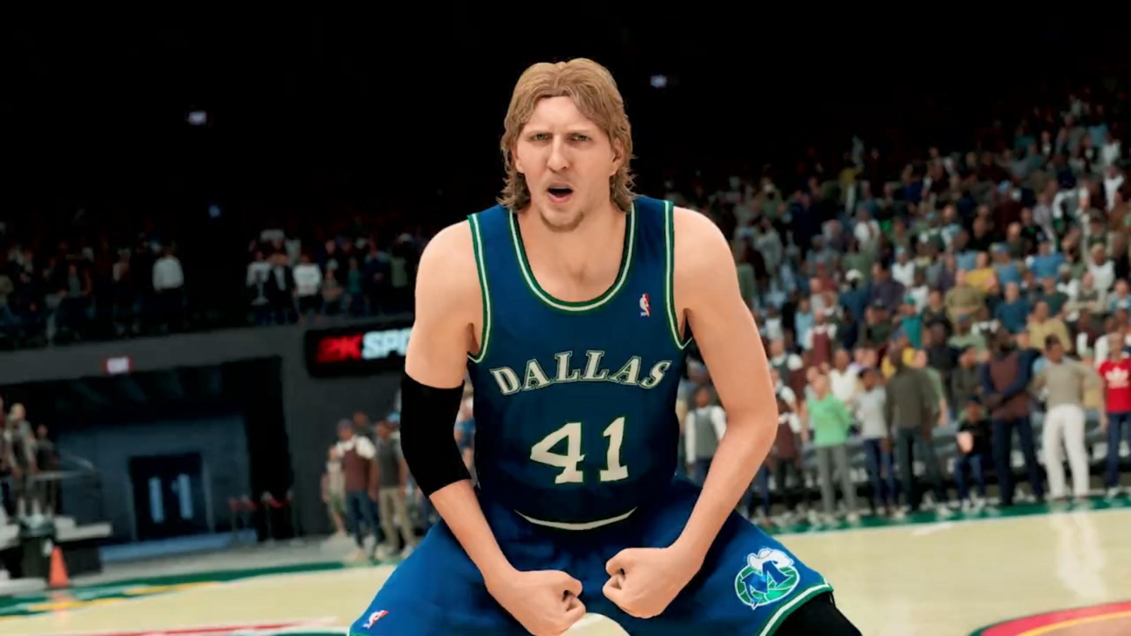 诺维斯基41号球衣退役 NBA2K**
发游戏版视频纪念