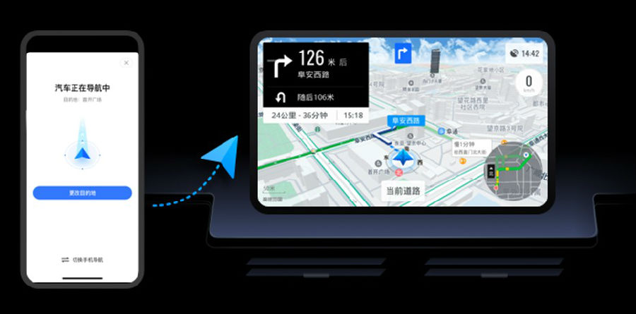 高德地图auto版车机地图