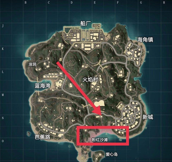 和平精英悠波球在度假岛哪个位置