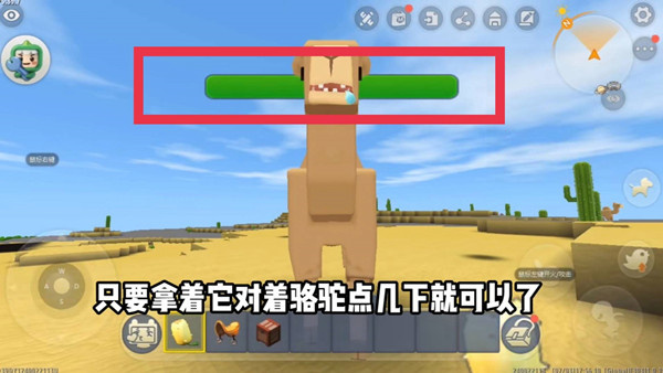 迷你世界骆驼怎么驯服当坐骑