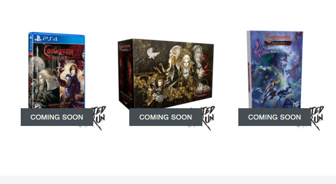 恶魔城安魂曲推出PS4实体版 下周开启预购