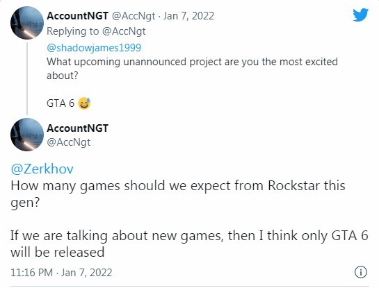 爆料者称R星目前开发的新作品只有GTA6