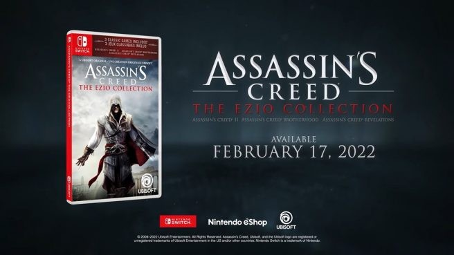 刺客信条：艾吉奥合集2月17日登陆Switch平台