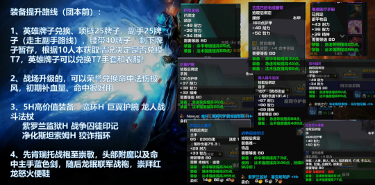 魔兽世界怀旧服WLK法师P1双天赋选择装备提升路线
