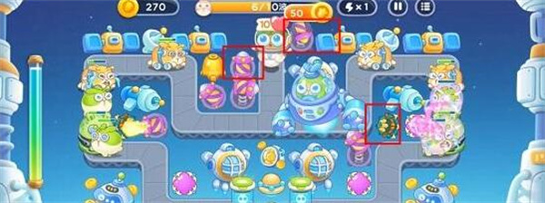 保卫萝卜4太空穿越第20关攻略