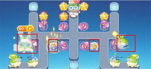 保卫萝卜4太空穿越第27关攻略