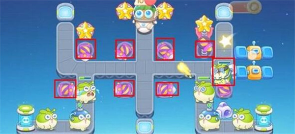 保卫萝卜4太空穿越第27关攻略