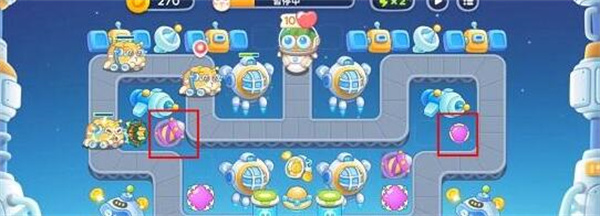 保卫萝卜4太空穿越第20关攻略