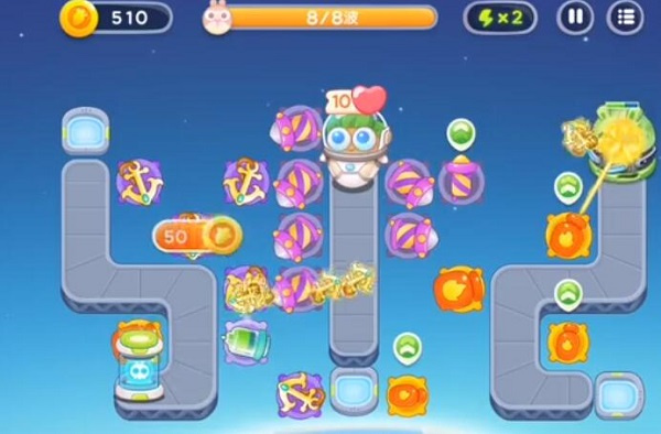 保卫萝卜4太空穿越12关攻略
