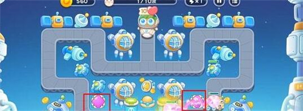 保卫萝卜4太空穿越第20关攻略
