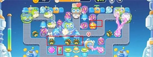 保卫萝卜4太空穿越第20关攻略