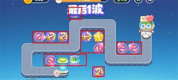 保卫萝卜4太空穿越18关攻略