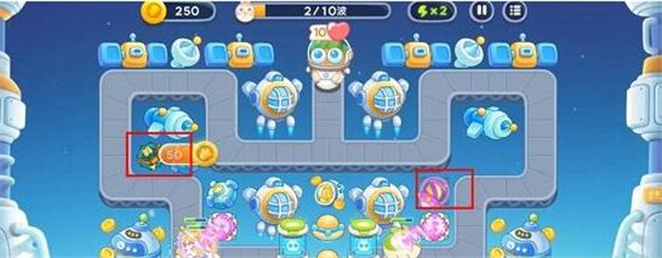 保卫萝卜4太空穿越第20关攻略