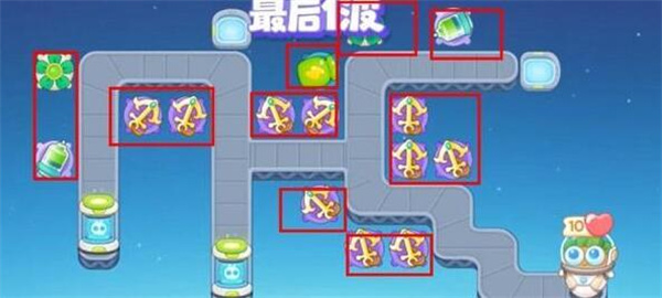 保卫萝卜4太空穿越第25关攻略