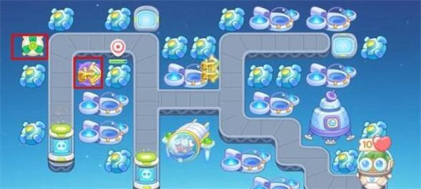 保卫萝卜4太空穿越第25关攻略