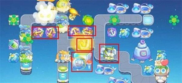 保卫萝卜4太空穿越第25关攻略