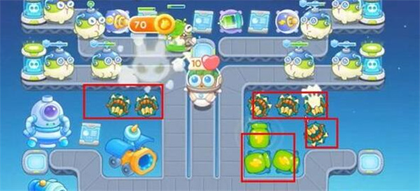 保卫萝卜4太空穿越第23关攻略
