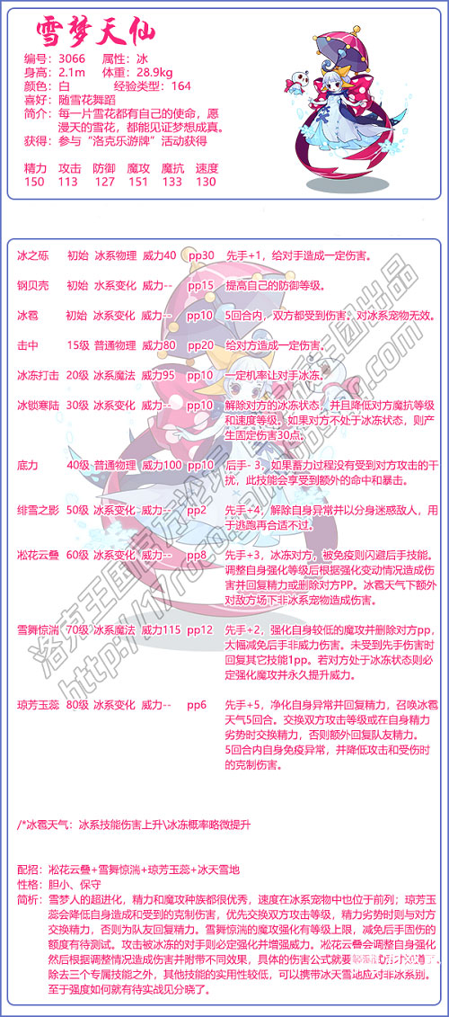 洛克王国雪梦天仙什么性格好 雪梦天仙性格推荐