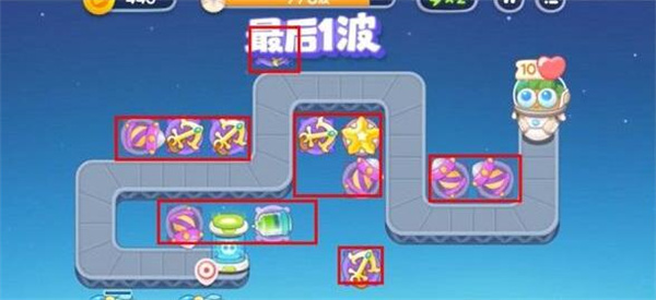 保卫萝卜4太空穿越第18关攻略