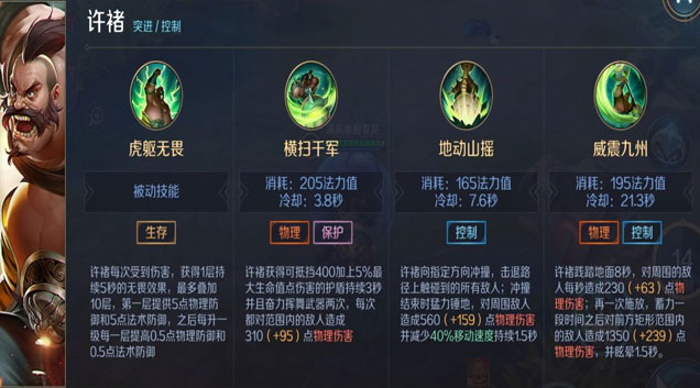 曙光英雄许诸怎么样 许诸人物介绍