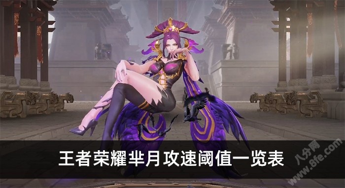 王者荣耀芈月攻速阈值一览表