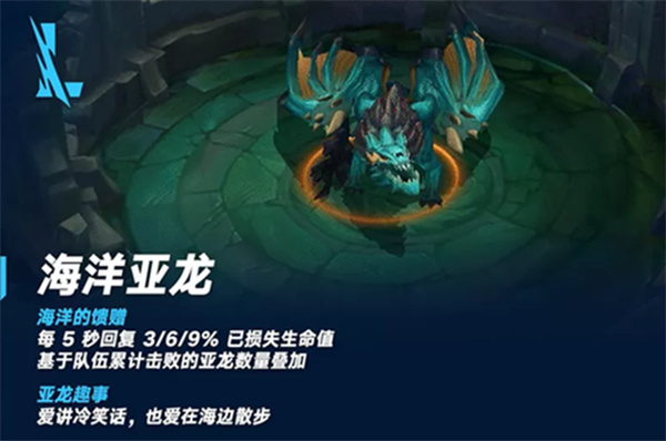 英雄联盟手游海洋亚龙有什么效果