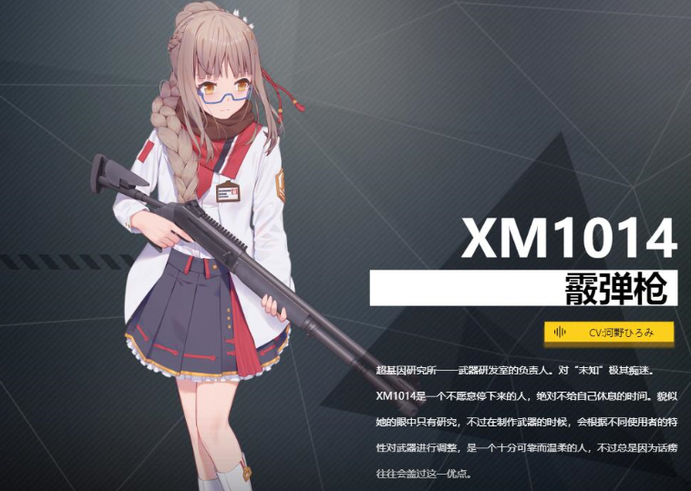 银翼计划XM1014怎么样 霰弹枪XM1014角色介绍