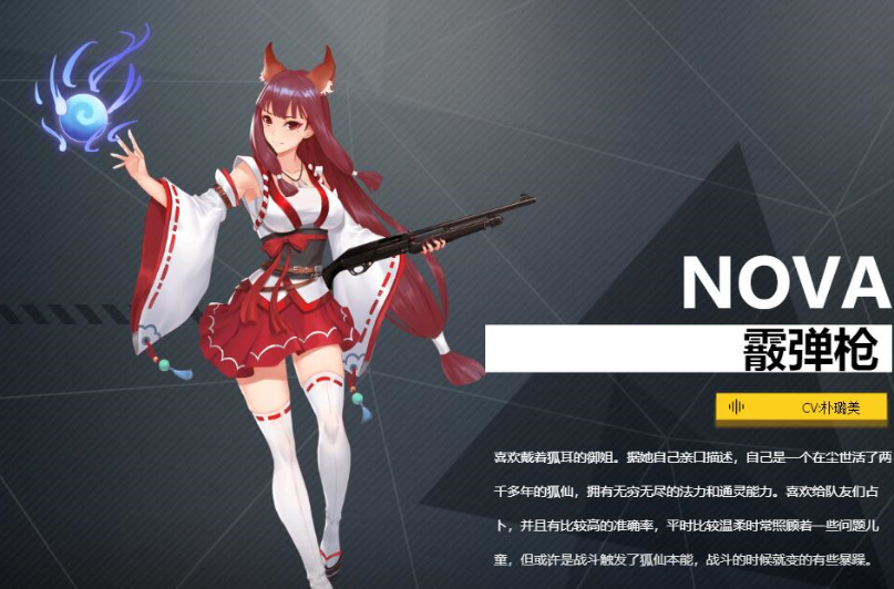 银翼计划NOVA怎么样 霰弹枪NOVA角色介绍