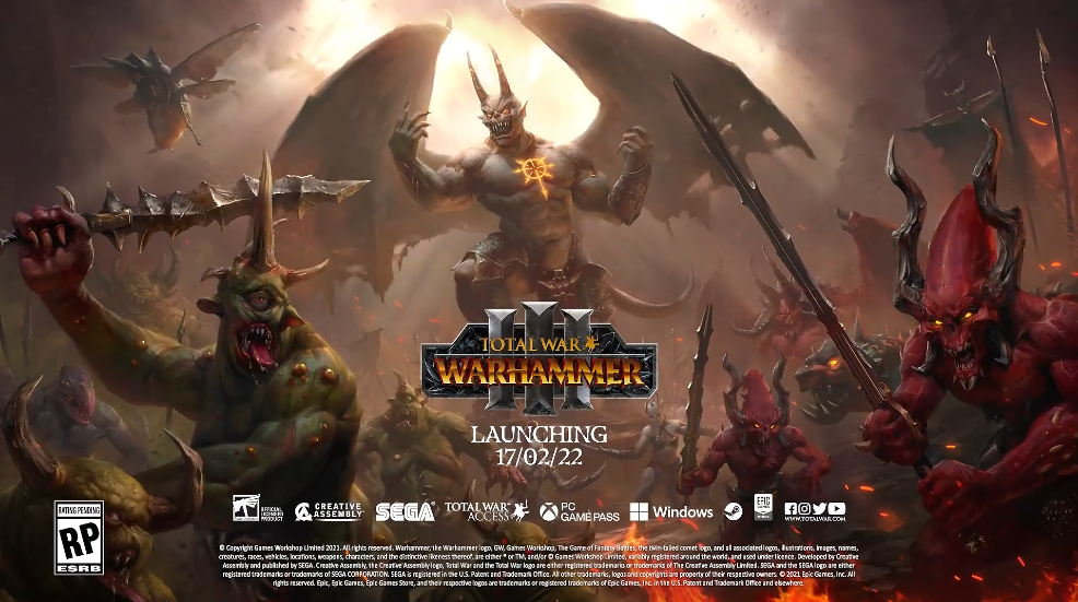 Steam新一周销量榜 全面战争：战锤3登顶
