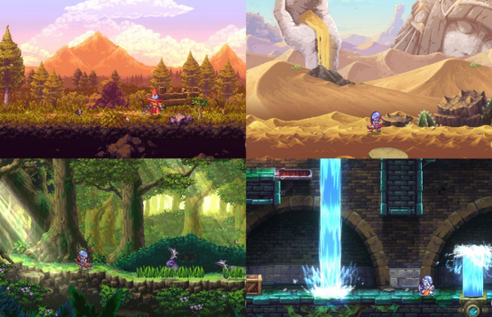 类银河恶魔城游戏英灵士魂首次开启Steam限时试玩Demo