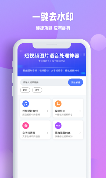 秒闪去水印软件