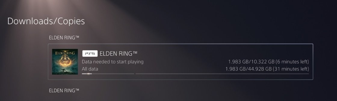 艾尔登法环开启预载 Steam预载容量48.25GB