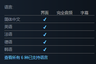 罗格救世传说有中文吗 支持语言一览
