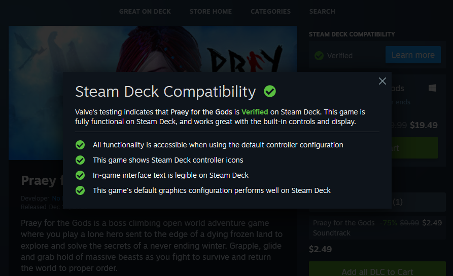 CS：GO等多款游戏现已列入Steam Deck支持列表