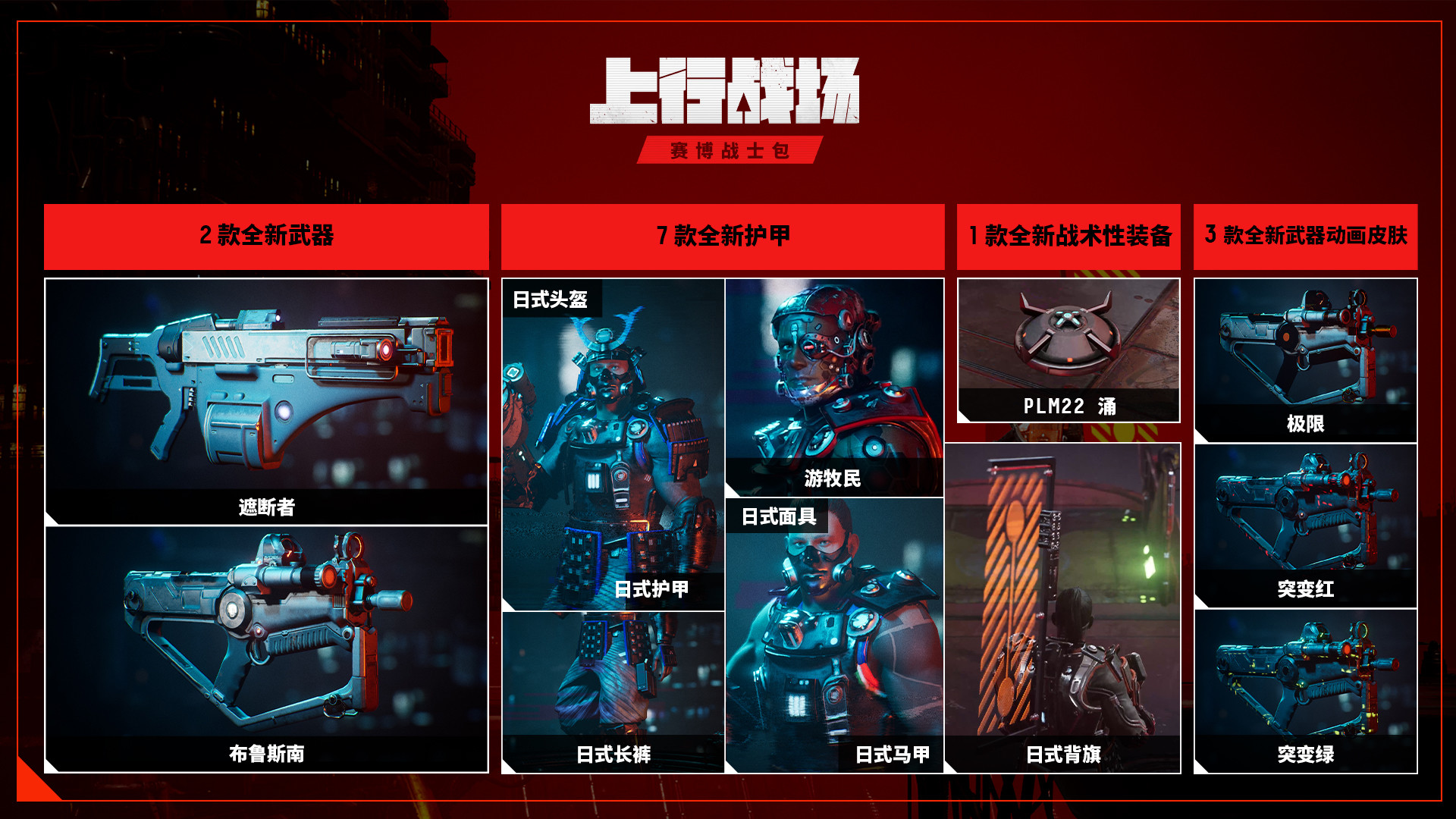 上行战场新DLC“赛博战士包” 全新二周目内容上线Steam