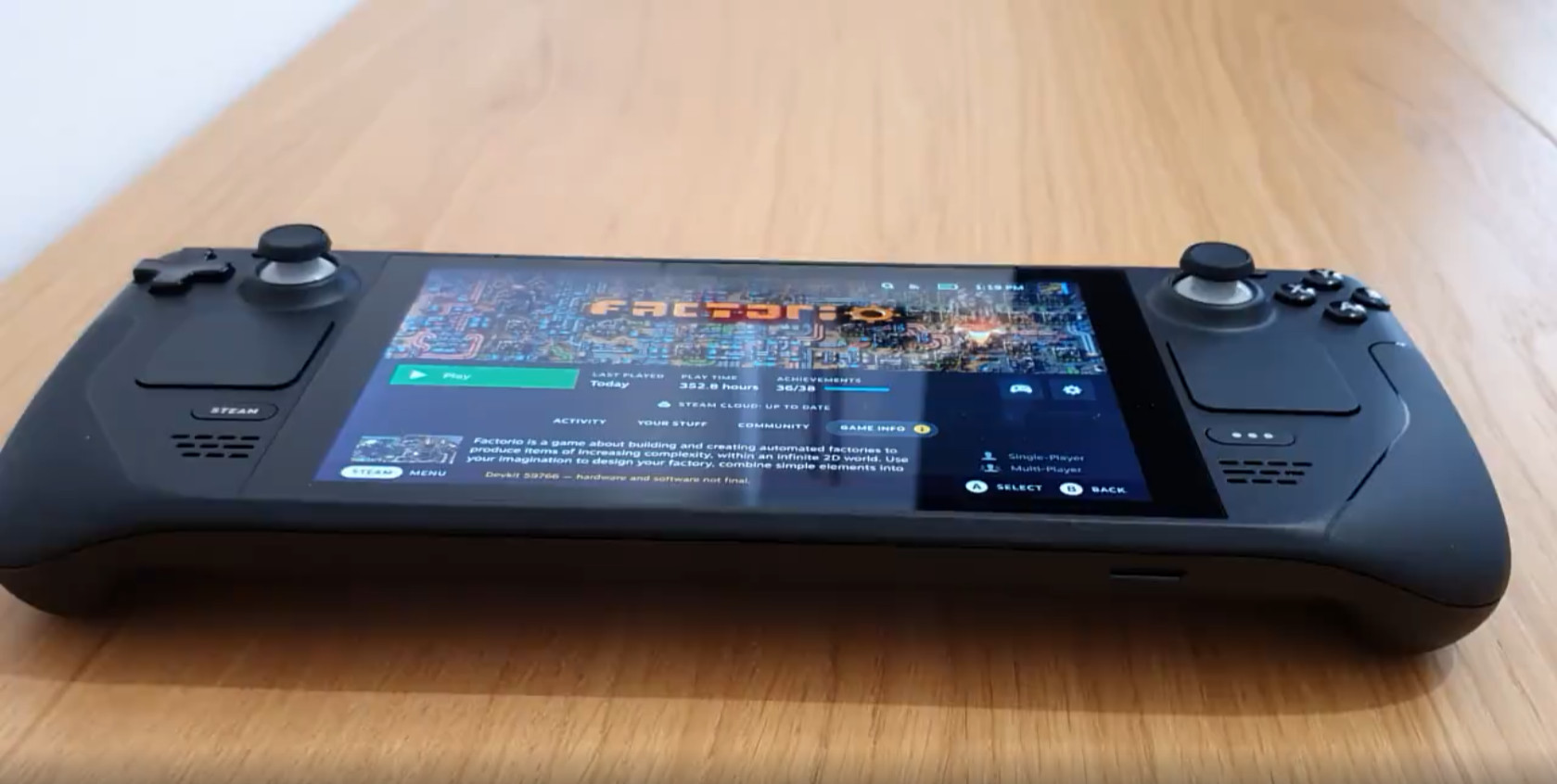 异星工厂销量超310万套 Steam Deck支持正在开发中