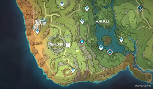 原神须弥地灵龛位置分布图2022