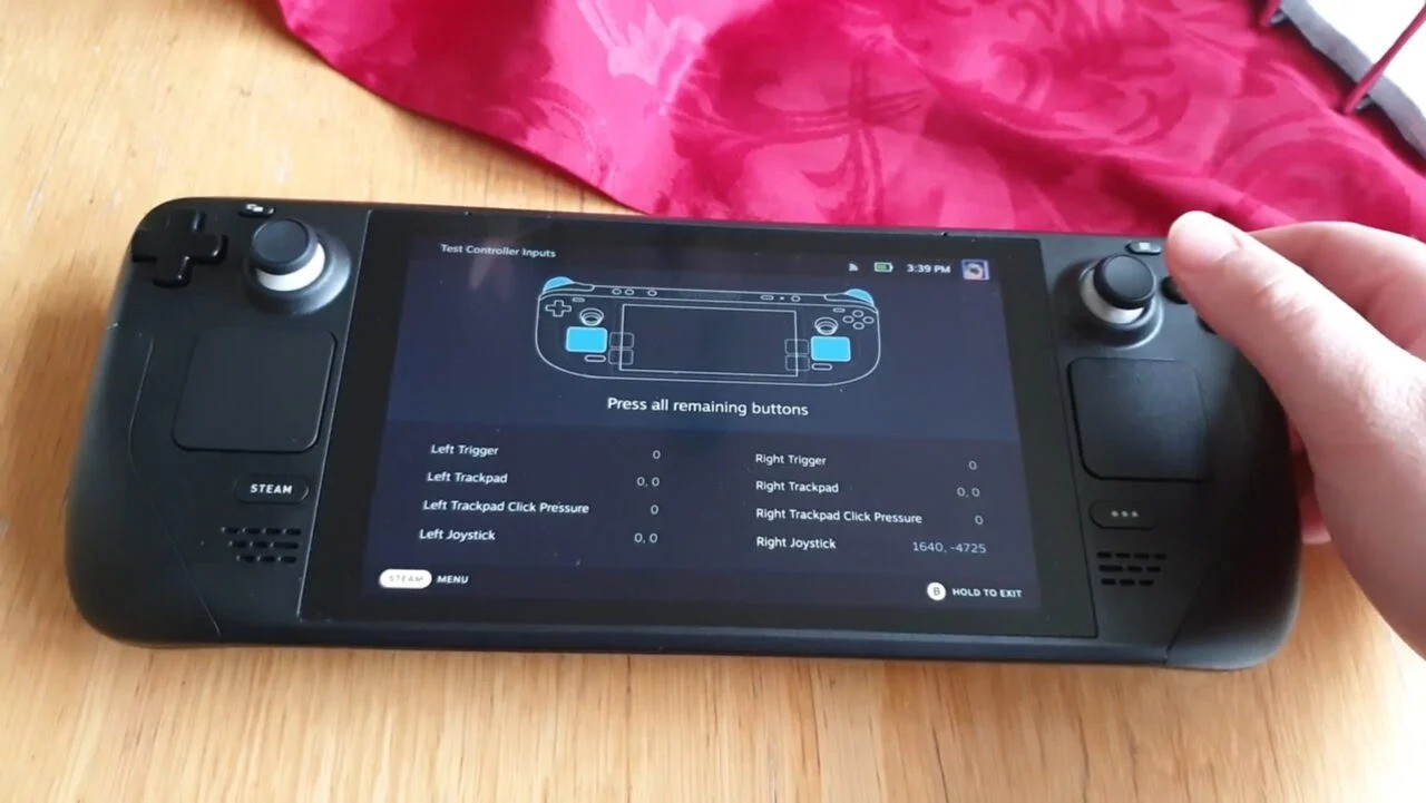 首批Steam Deck用户已有人报道出现摇杆漂移