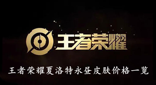 王者荣耀夏洛特永昼皮肤价格一览