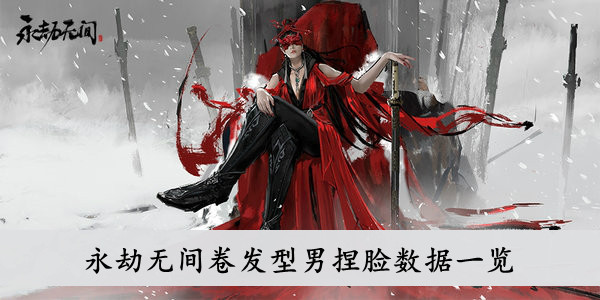 永劫无间 卷发型男捏脸数据一览