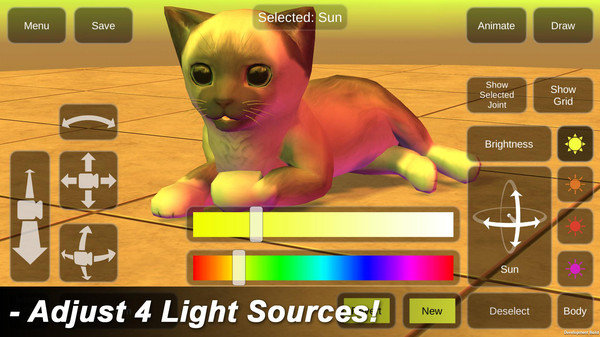 3D模拟猫咪游戏