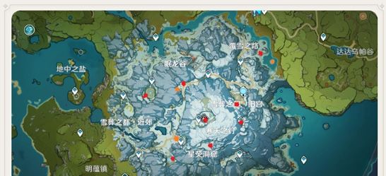 原神龙脊雪山八个石碑位置 原神龙脊雪山八个石碑位置汇总