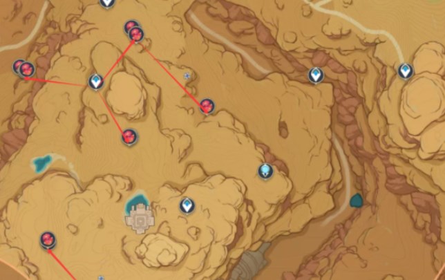 原神赤念果位置大全 赤念果采集路线分布图