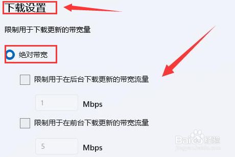Windows11设置后台宽带流量方法介绍