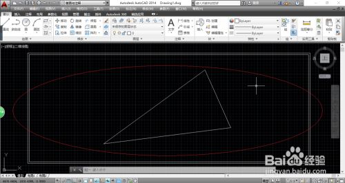 AutoCAD 2014距离查询功能测量两点之间的长度