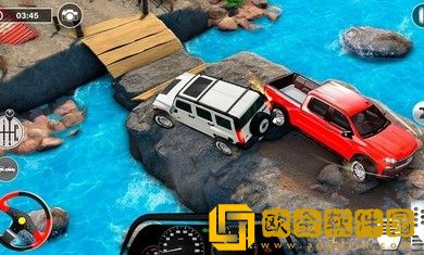 山地驾驶吉普车