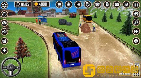 3d越野巴士免费驾驶(Offroad3DBuseDriveFree)