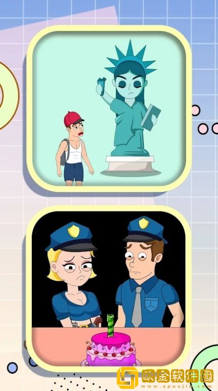 绘画警察棘手的谜题