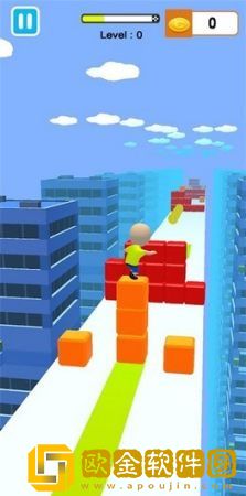 果冻块冲浪3D